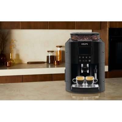 Krups Essential Bean to Cup Full Auto Espresso Maker (Black / Silver)