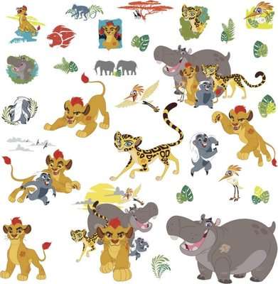 RoomMates Lion Guard Peel & Stick Wall Decals