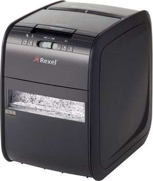 Rexel Auto+ 90X Cross-Cut Shredder (Black)