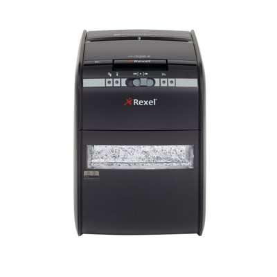 Rexel Auto+ 90X Cross-Cut Shredder (Black)