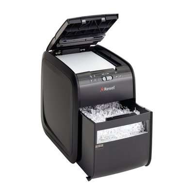 Rexel Auto+ 90X Cross-Cut Shredder (Black)