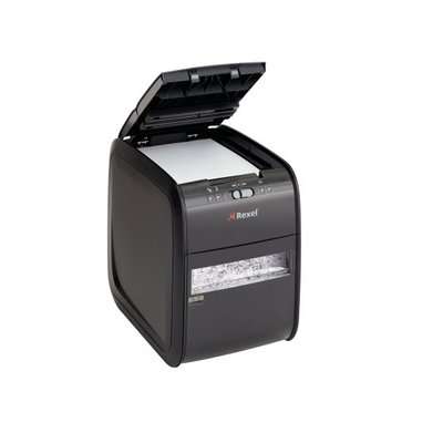 Rexel Auto+ 90X Cross-Cut Shredder (Black)