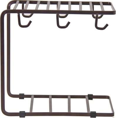 Refined Compact Cup Rack (Coffee Brown)