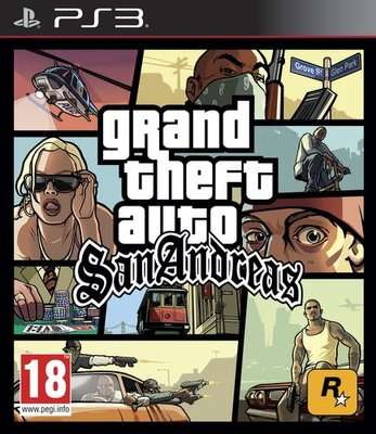 Grand Theft Auto (GTA): San Andreas (PlayStation 3, DVD-ROM)