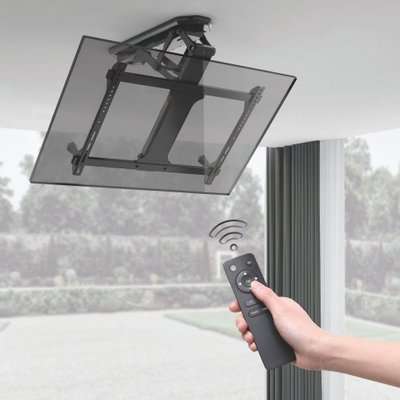Lumi 32-70" Motorized Flip Down Ceiling Mount