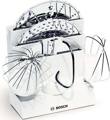 Bosch MUM48CR1 600W Kitchen Machine (White and Chrome)