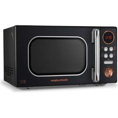 Morphy Richards Accents 20L Digital Microwave (800W | Black / Rose Gold)