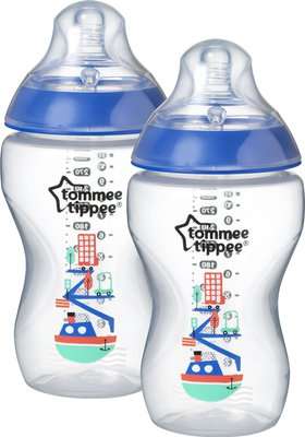 Tommee Tippee - Closer to Nature Decorated Bottle (Boy | 340ml | 2 Pack)