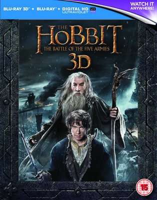 The Hobbit: The Battle Of The Five Armies - Extended Edition 3D (Blu-ray disc)