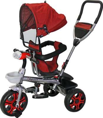 Nuovo 3 In 1 Tricycle Stroller  (Rustic Red)