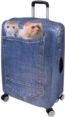 Marco Stretch Luggage Cover (24 inch)(Cats)