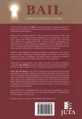 Bail - A practitioner's guide (Paperback, 3rd ed)