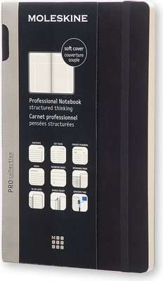 Moleskine Large Professional Soft Notebook (Paperback)