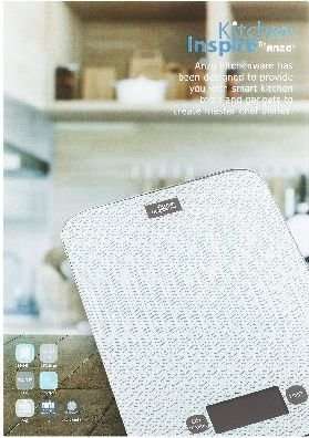 Kitchen Inspire Digital Rectangle Scale (Blue)