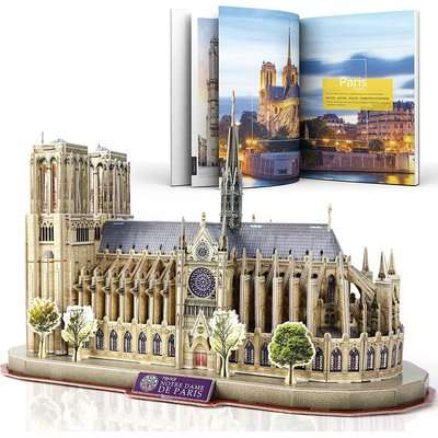 CubicFun National Geographic 3D Puzzle - Cathedrale Notre-dame de Paris (128 Pieces)