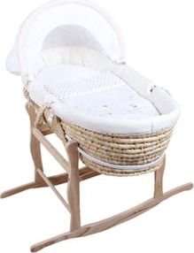 Moses Basket and Stand - Neutral Bear