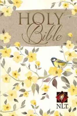 NLT Compact Bible (Yellow Flowers) (Paperback)