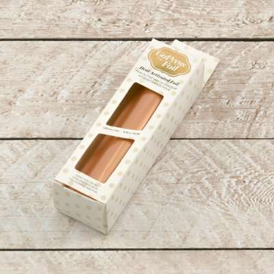 Couture Creations GoPress Heat Activate Foil (Rose Gold with Vintage Matte Finish)(125mm x 5m)