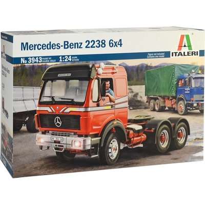 Italeri Mercedes-Benz 2238 6x4 With Super Decal Included (1/24)