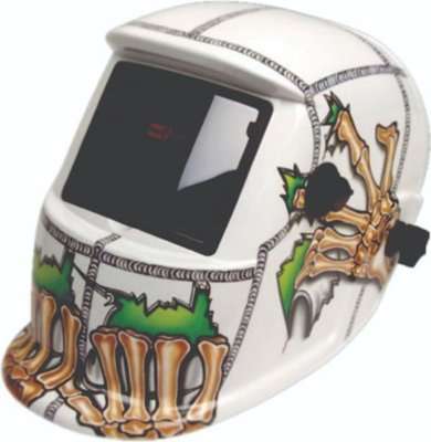 Matweld Auto Darkening Welding and Grinding Helmet (White)