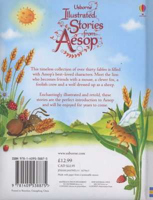 Usborne Illustrated Stories from Aesop (Hardcover, New Edition)