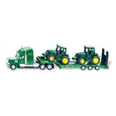 Siku Diecast Model - Low Loader with John Deere Tractors (1:87)