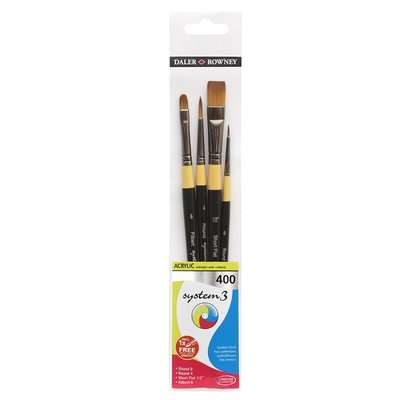 Daler Rowney System 3 - Acrylic Paint Wallet Set - 400