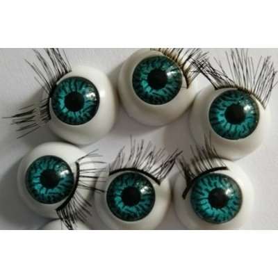 Dala Googly Eyes Eyelash Eyes (15mm)(Pack of 10)