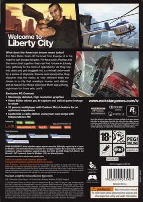 GTA IV (PC, DVD-ROM)