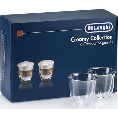 Delonghi Creamy Collection Cappuccino Glasses (Set of 6)