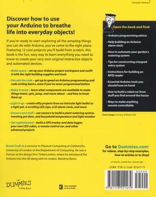 Arduino Projects For Dummies (Paperback)