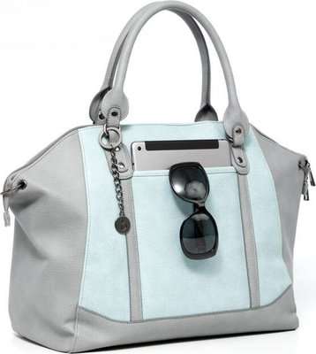 Baby Sense Mom & Baby Bag - Charmaine Grey & Blue