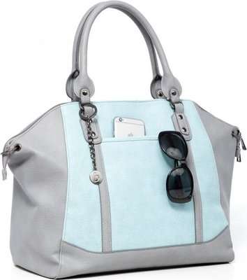 Baby Sense Mom & Baby Bag - Charmaine Grey & Blue