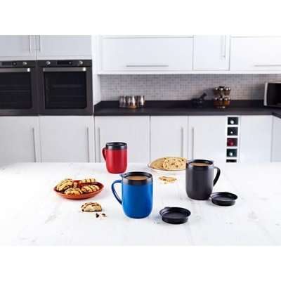 Zyliss Blue Hot Coffee Mug Cafetiere Flask