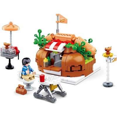 Sluban Foodcourt - Hotdog House (345 Pieces)