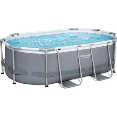 Bestway Oval Power Steel Pool Set (3.05m x 2.00m x 84cm)