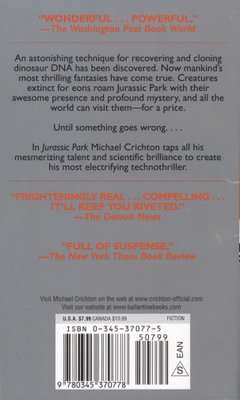 Jurassic Park (Paperback)