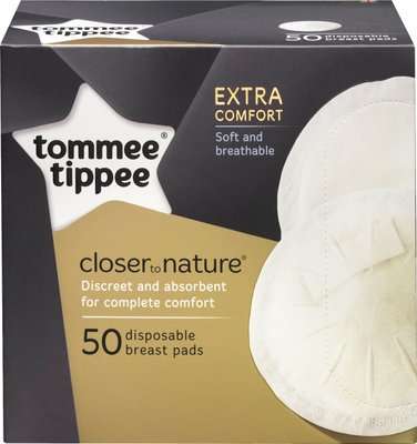 Tommee Tippee - Closer to Nature Disposable Breast Pads (50 Pack)