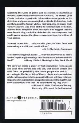The Secret Life of Plants (Paperback, 1st Perennial Library ed)