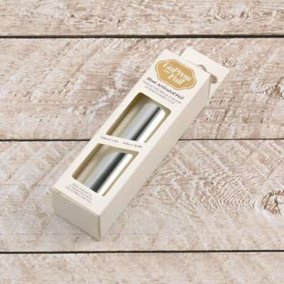 Couture Creations GoPress Heat Activate Foil (Silver Foil with Mirror Finish)(125mm x 5m)