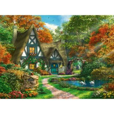 Ravensburger Cottage In Autumn Jigsaw Puzzle (500 Pieces)