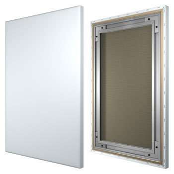 NB - 45mm Aluminium Stretched Linen Canvas - Fine Grain - 50x50cm