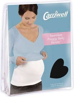 Carriwell Seamless Preggy Belly Bando (Black)
