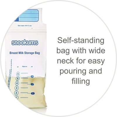 Snookums Breast Milk Storage Bag (Pack of 25)