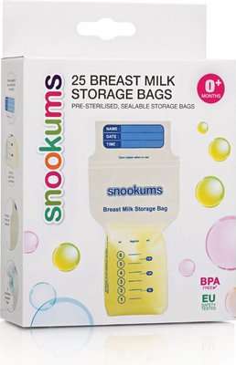 Snookums Breast Milk Storage Bag (Pack of 25)
