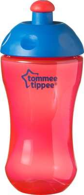 Tommee Tippee - Essentials Free Flow Sports Bottle (300ml | Supplied Colour May Vary)