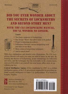 The CIA Lockpicking Manual (Hardcover)