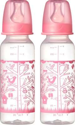 Tommee Tippee - Essential Basics Bottle (250ml | 2 Pack | Supplied Colour May Vary)