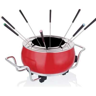 Mellerware Mongolian Hot Pot Fondue Set (Red)
