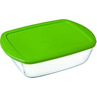 Pyrex Cook & Store Rectangular Dish with Plastic Lid (2.5L)